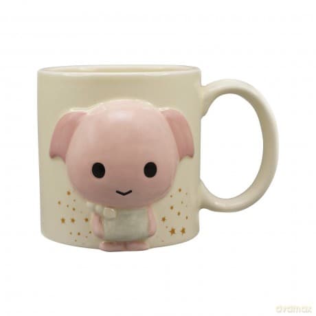 Harry Potter: Half Moon Bay - Kawaii Dobby (Mug Boxed Embossed 350 Ml / Tazza Sagomata)