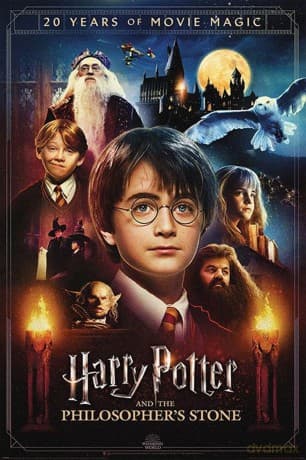 Harry Potter: Pyramid - 20 Years Of Movie Magic (Poster Maxi 61x91,5 Cm)
