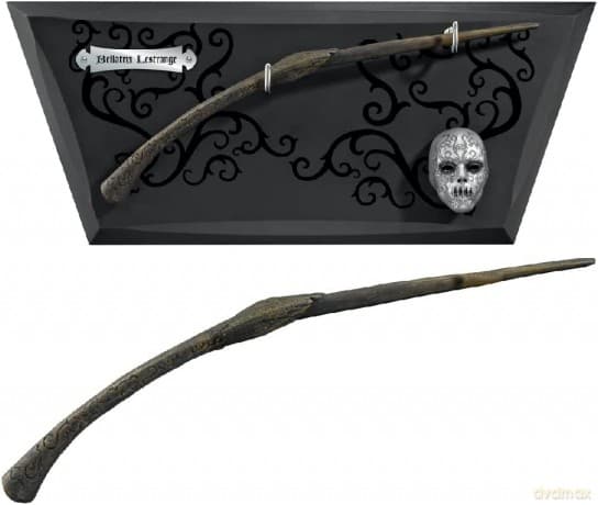 Noble Collection - Harry Potter: Bacchetta Magica Di Bellatrix Lestrange Con Espositore