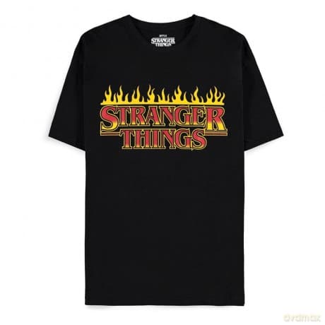 T-Shirt Stranger Things Fire Logo M
