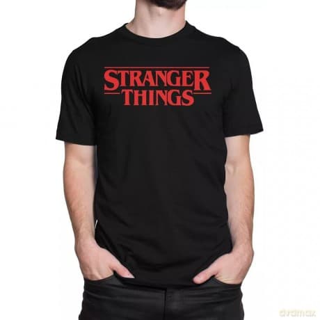 T-Shirt Stranger Things Logo XL