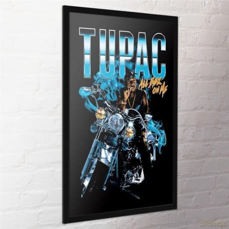 Tupac Shakur: Pyramid - All Eyez Motorcycle (Poster Maxi 61x91,5 Cm)