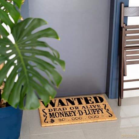Zerbino One Piece Wanted Dead or Alive Monkey D.Luffy