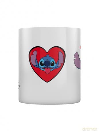 Disney Stitch - Lilo and Stitch Love Stitch Mug - White - Standard Mug Size