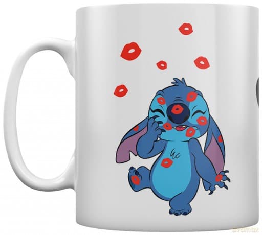 Disney Stitch - Lilo and Stitch Love Stitch Mug - White - Standard Mug Size