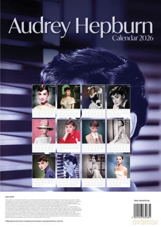 Audrey Hepburn: Audrey Hepburn 2026 Unofficial Calendar Calendar [KALENDARZ]