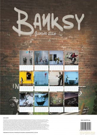 Banksy: Banksy 2026Unofficial Calendar [KALENDARZ]