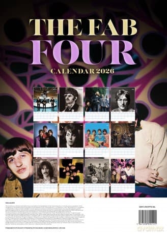 Beatles: Beatles 2026 Unofficial Calendar [KALENDARZ]