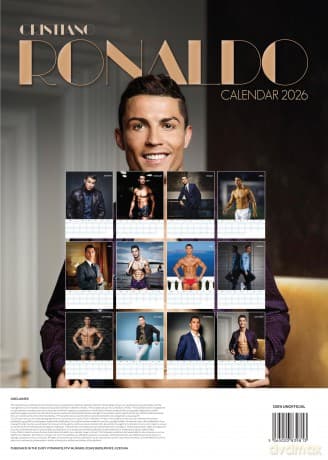 Cristiano Ronaldo: Cristiano Ronald 2026 Unofficial Calendar [KALENDARZ]