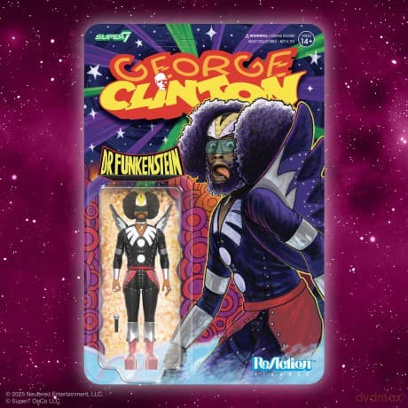 George Clinton: George Clinton Reaction Figure Wave 01- Geroge Clinton Dr Funkenstein