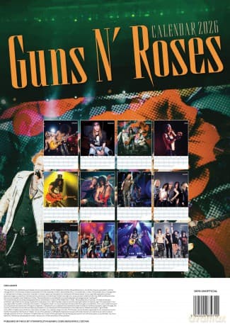 Guns And Roses: Guns And Roses 2026 Unofficial Calendar [KALENDARZ]