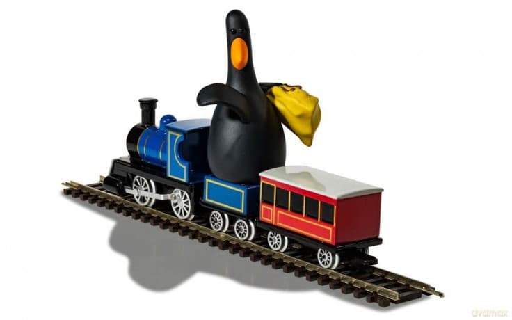 Wallace & Gromit: Wallace & Gromit The Wrong Trousers - Feathers Mcgraw & Locomotive