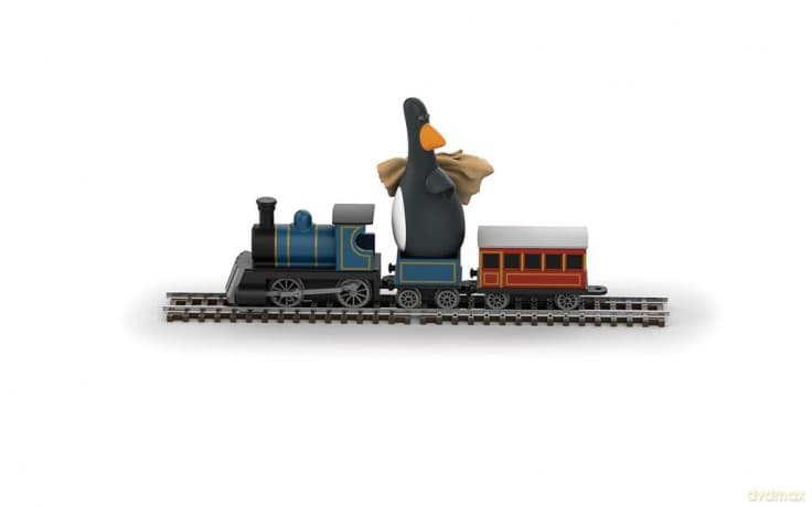 Wallace & Gromit: Wallace & Gromit The Wrong Trousers - Feathers Mcgraw & Locomotive