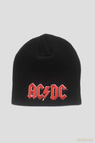 AC/DC: Men's Beanie Hat: Red 3D Logo