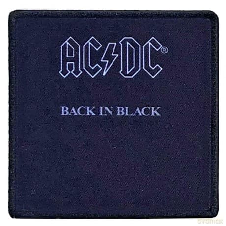AC/DC: Standard Patch: Back In Black 2