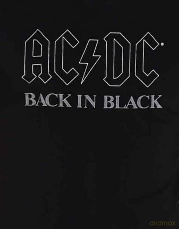 AC/DC: Unisex T-Shirt: Back In Black (Black) (Medium)