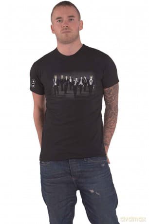 Ateez: ATEEZ Unisex T-Shirt: Fellowship Tour Euro Photo (Black) (Back Print & Ex-Tour) (Small)