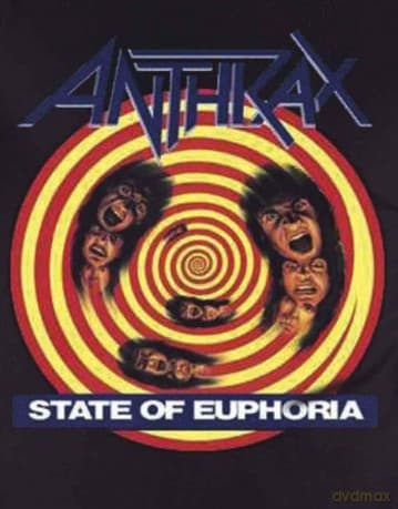 T-Shirt: Anthrax Men'S Tee: State Of Euphoria (Small)