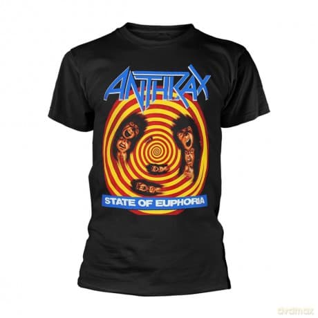 T-Shirt: Anthrax Men'S Tee: State Of Euphoria (X-Large)