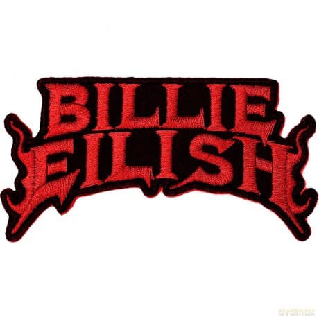 Billie Eilish: Standard Patch: Flame Red (Red)