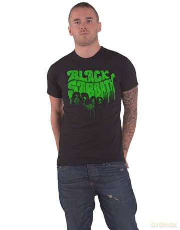 Black Sabbath: Unisex T-Shirt: Graffiti (Black) (Medium)
