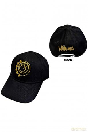 Blink-182: Unisex Baseball Cap: Yellow Six Arrow Smile (Black)