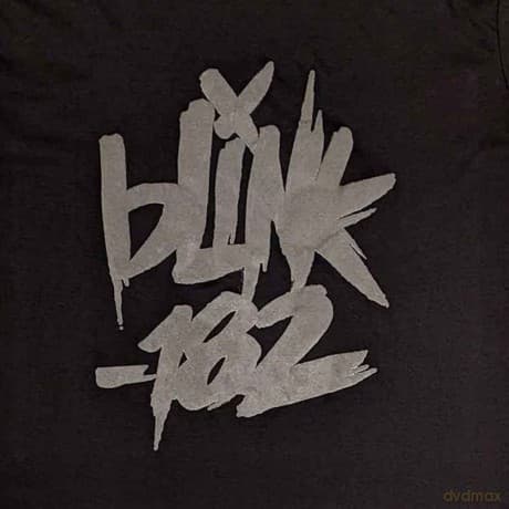Blink-182: Unisex T-Shirt: Neon Logo (Black) (Hi-Build) (Large)