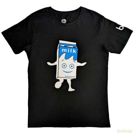 Blur: Unisex T-Shirt: Milky (Black) (Sleeve Print) (Large)