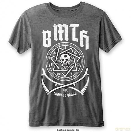 Bring Me The Horizon: Men's Fashion Tee: Crooked Young (Burn Out) (X-Large)