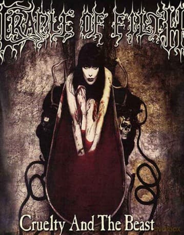 Cradle Of Filth: Unisex T-Shirt: Cruelty & The Beast (Black) (Small)