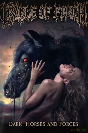 Cradle Of Filth: Unisex T-Shirt: Dark Horses (Black) (Back Print) (Medium)