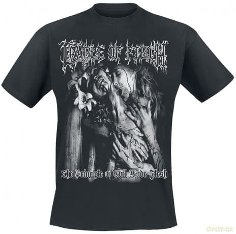 Cradle Of Filth: Unisex T-Shirt: Supreme Vampiric Evil (Black) (Back Print) (Small)