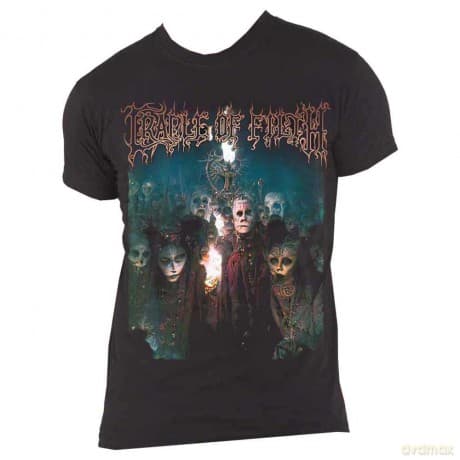 Cradle Of Filth: Unisex T-Shirt: Trouble & Their Double Lives (Black) (Back Print) (Large)