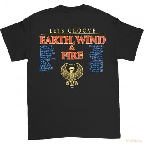 Them: Earth, Wind & Fire Men's Tee: Let's Groove (Back Print) (XX-Large)