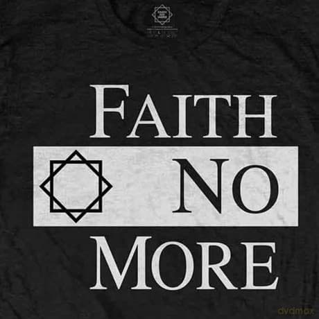 Faith No More: Unisex T-Shirt: Classic Logo V.2. (Black) (X-Large)