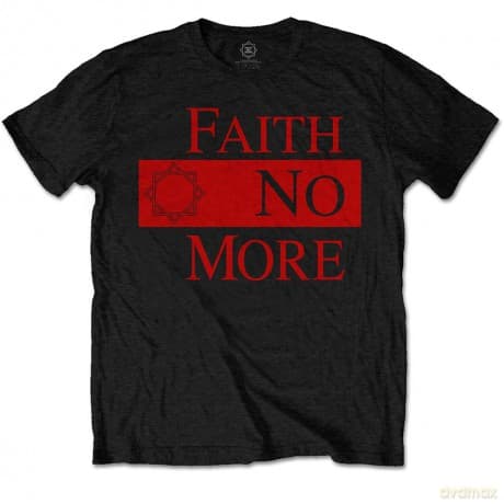 Faith No More: Unisex T-Shirt: Classic New Logo Star (Black) (XX-Large)