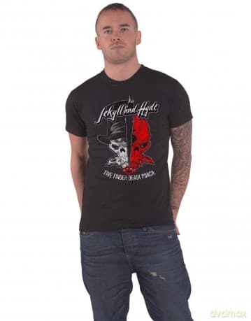 T-Shirt: Five Finger Death Punch Men'S Tee: Jekyll & Hyde (Medium)