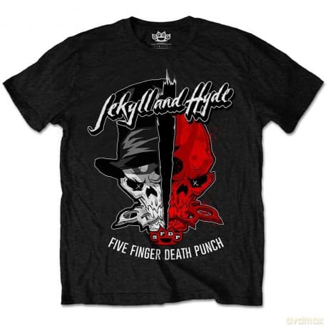 T-Shirt: Five Finger Death Punch Men'S Tee: Jekyll & Hyde (X-Large)