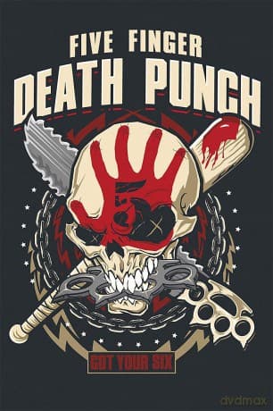 T-Shirt: Five Finger Death Punch Men'S Tee: Zombie Kill (Large)