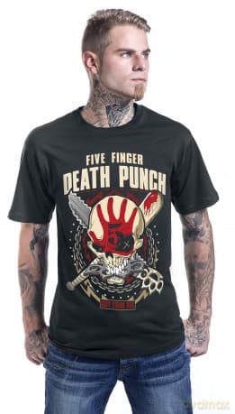 T-Shirt: Five Finger Death Punch Men'S Tee: Zombie Kill (Medium)
