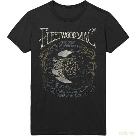 Fleetwood Mac: Unisex T-Shirt: Sisters Of The Moon (Black) (Large)