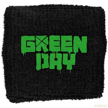 Green Day: Embroidered Wristband: Logo