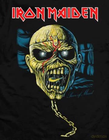 T-Shirt: Iron Maiden Men'S Tee: Piece Of Mind (Large)