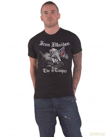 T-Shirt: Iron Maiden Men'S Tee: Sketched Trooper (Back Print) (Xx-Large)
