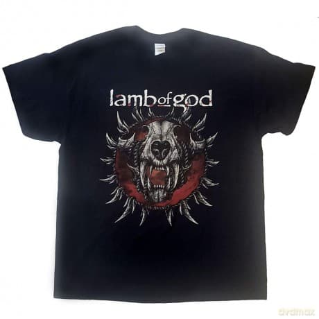 T: Lamb Of God Unisex T-Shirt: Radial (Black) (Small)