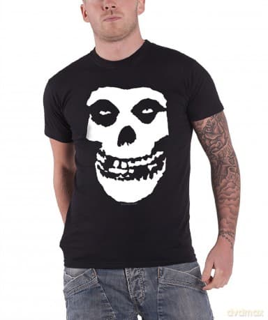 The Misfits: Misfits Men's Tee: Classic Fiend Skull (Large)