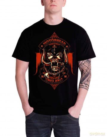 T-Shirt: Motorhead Men'S Tee: Orange Ace (Medium)