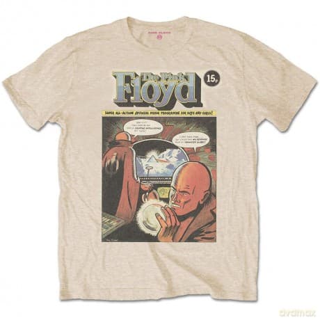 T: Pink Floyd Unisex T-Shirt: Comic (Sand) (Large)