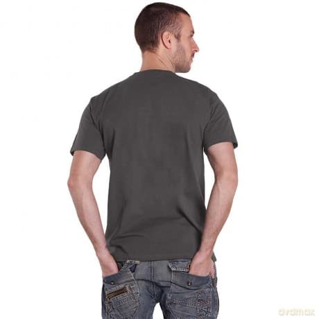 The Beatles: Unisex T-Shirt: Sgt Pepper & Drum (Charcoal Grey) (Medium)