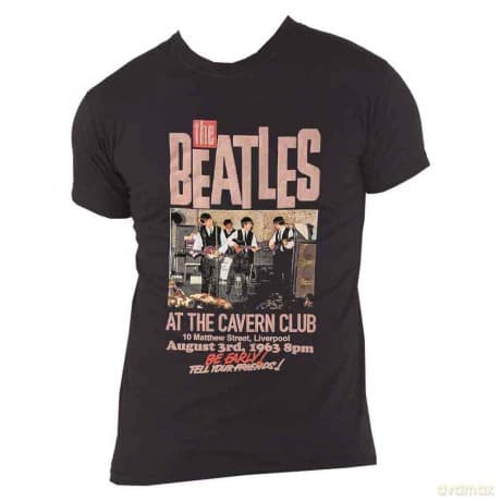 The Beatles: Unisex T-Shirt: The Cavern (Black) (X-Large)